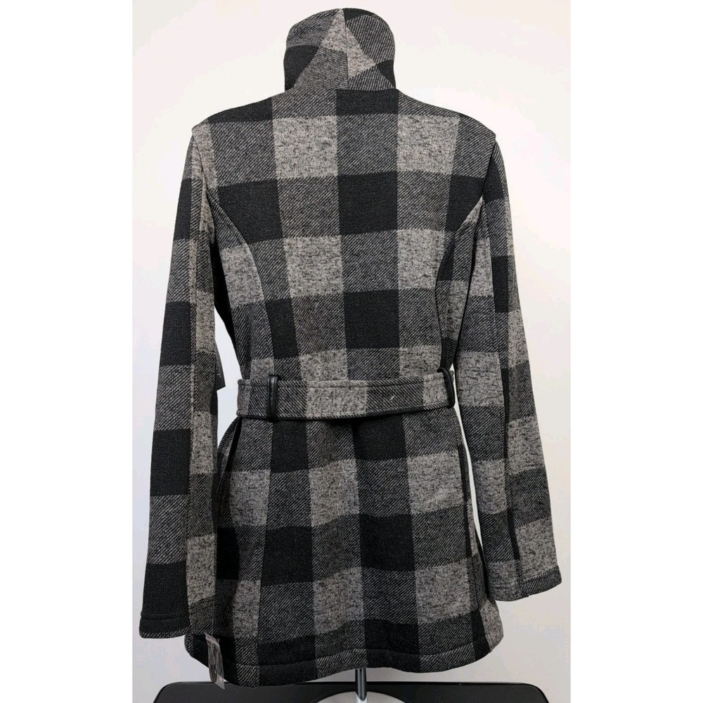 CoffeeShop New York Women's Jasmine Knit Trench Jacket Black Grey Sz XS NWT - Picture 6 of 10